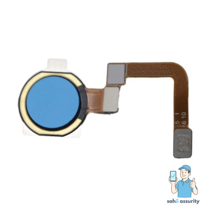 Fingerprint Sensor with Flex Cable for Realme 5 Pro Blue thumbnail